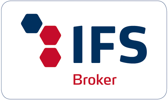 IFS-Broker Logo mit Grafik und den Worten IFS Broker