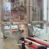 Blick in die Schlauchbeutelmaschine